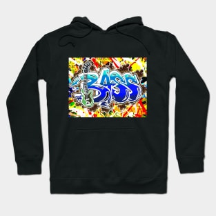 bass sticker bassists Hoodie